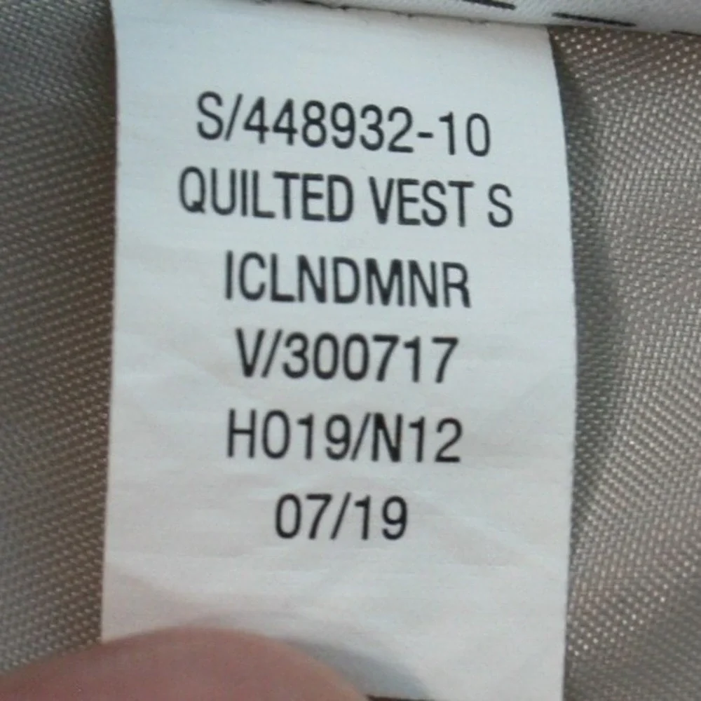 Old Navy Women Quilted Puffer Vest Mauve Taupe Diamond Stitch Full Zip 448932-10